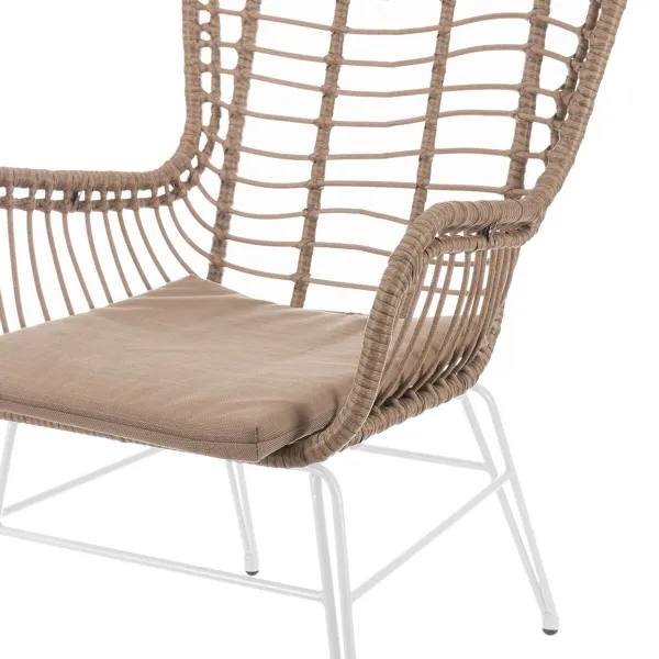 Садовое кресло Ariki 63 x 67 x 97 cm Сталь Белый