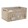 Decorative box Home ESPRIT Multicolour Natural MDF Wood 36 x 21 x 18 cm