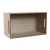 Decorative box Home ESPRIT Multicolour Natural MDF Wood 36 x 21 x 18 cm