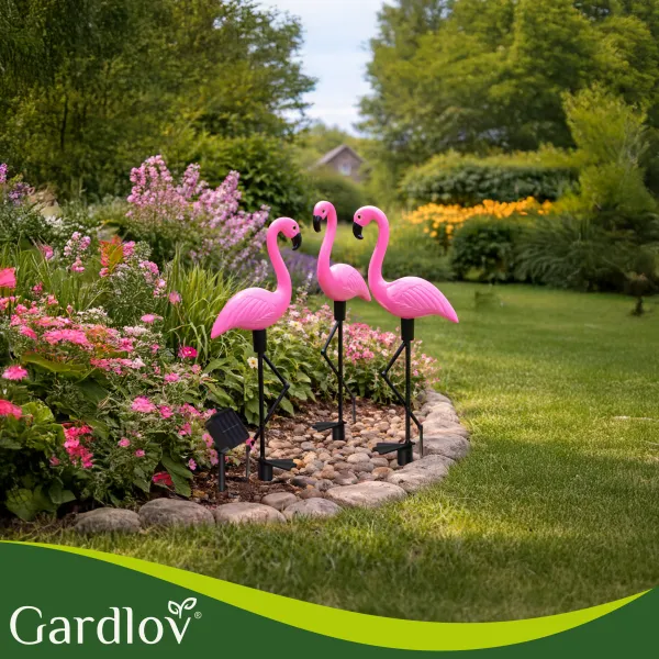 Saules dārza lampa - flamingo Gardlov 21151
