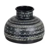 Vase Black Aluminium 15 x 15 x 13 cm