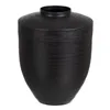 Vase Black Aluminium 26,5 x 26,5 x 34,5 cm