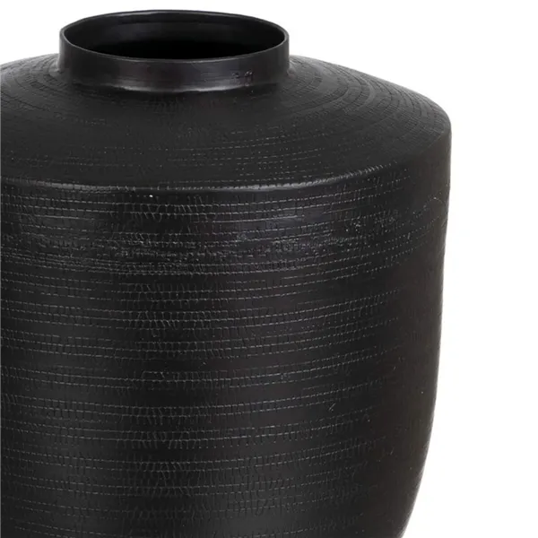 Vase Black Aluminium 26,5 x 26,5 x 34,5 cm