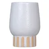 Vase White Ceramic 12,5 x 12,5 x 18 cm