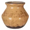 Vase Brown Ceramic 15,5 x 15,5 x 15 cm