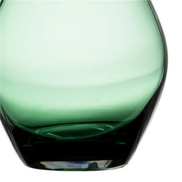 Vase Green Glass 10 x 10 x 27,5 cm