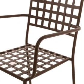 Sodo krėslas Cartago 56 x 55 x 90 cm Juoda Geležis