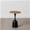 Side table Black Golden Iron 40 x 40 x 52 cm