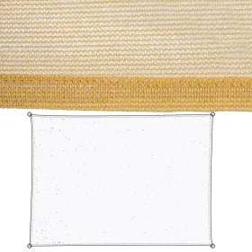 Šešėlinės burės Vela sombreo Rusvai gelsva 350 x 500 x 1 cm 350 x 1 x 500 cm