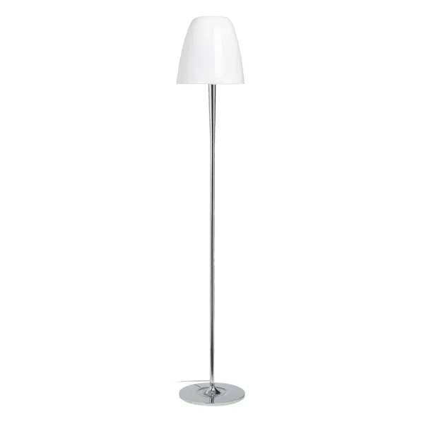 Floor Lamp Silver Crystal Iron 40 W 220-240 V 28 x 28 x 158 cm