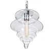 Ceiling Light Silver Metal Crystal 40 W 220-240 V 28 x 28 x 36 cm Modern