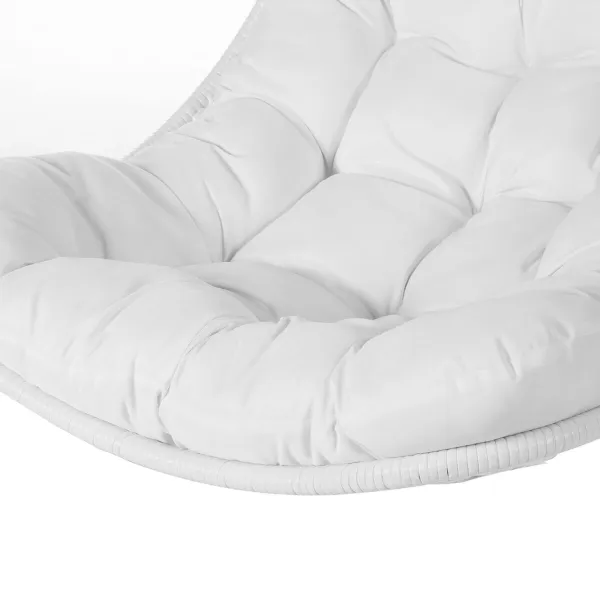 Подвесное садовое кресло Dido Белый ротанг 82 x 84 x 132 cm