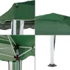 Pergola Gazebo Polyesteri Teräs 300 x 300 x 250 cm