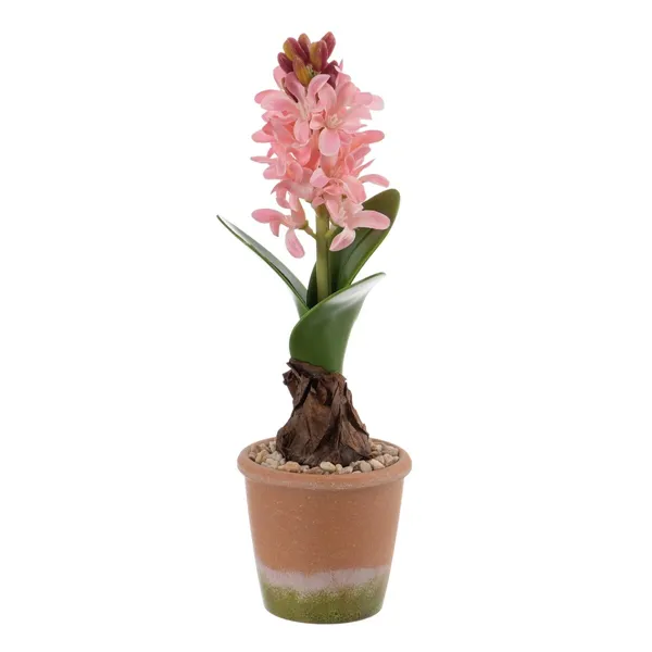 Decorative Plant Polyester Polyethylene Iron Melamin 9,5 x 9,5 x 29 cm