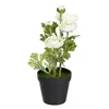 Decorative Plant Polyester Polyethylene Iron Flower 12,5 x 12,5 x 37 cm