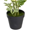 Decorative Plant Polyester Polyethylene Iron Flower 12,5 x 12,5 x 37 cm