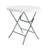 Taitettava Pöytä Valkoinen HDPE 80 x 80 x 74 cm