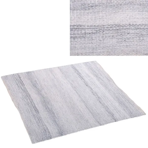 Matto Goa Valkoinen/Harmaa PET 180 x 270 x 1 cm