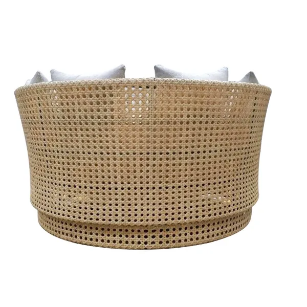 Garden day bed Niva Valkoinen Ruskea 133 x 126 x 70 cm