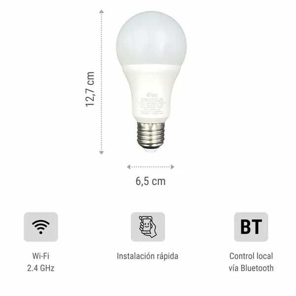 Smart Light bulb Konyks White E27