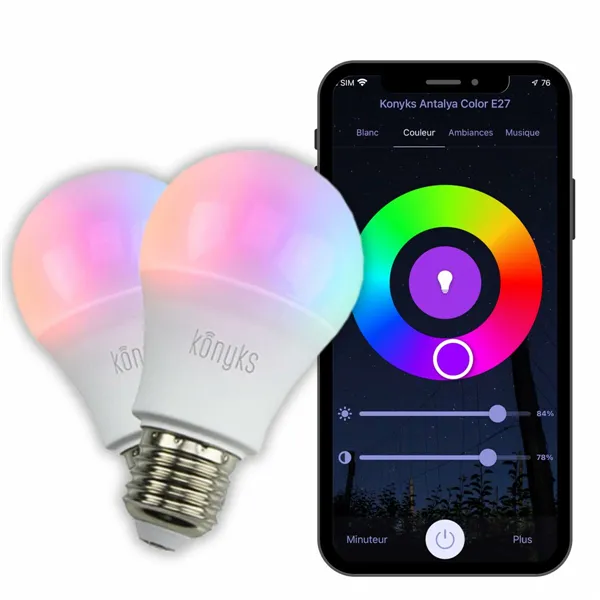 Smart Light bulb Konyks e27 White F (2700 K) (6500 K)