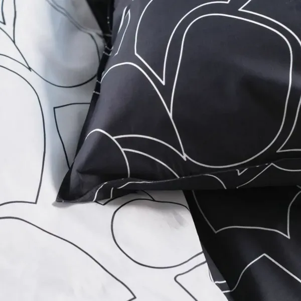 Duvet cover set TODAY Black 140 x 200 cm