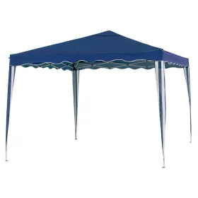 Pavėsinė pergola Gazebo Plienas 300 x 300 x 250 cm Mėlyna