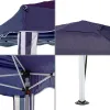 Пергола Gazebo Сталь 300 x 300 x 250 cm Синий