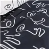 Duvet cover set TODAY Black 140 x 200 cm 3 Pieces