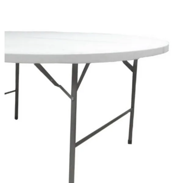 Taitettava Pöytä Catering Valkoinen 122 x 122 x 74 cm