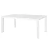 Valgomojo stalas Io Balta Aliuminis 180 x 100 x 75 cm