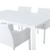 Valgomojo stalas Io Balta Aliuminis 180 x 100 x 75 cm