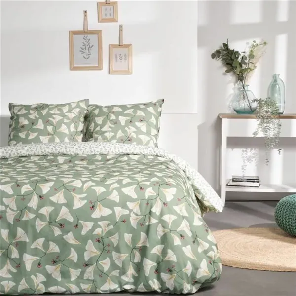 Duvet cover set TODAY Green 240 x 220 cm 3 Pieces