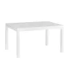 Dining Table Thais White Aluminium 135 x 90 x 74 cm