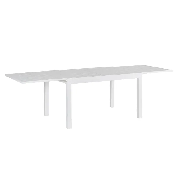 Dining Table Thais White Aluminium 135 x 90 x 74 cm