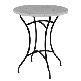 Galds Terrazzo Galds Melns 60 x 60 x 72 cm