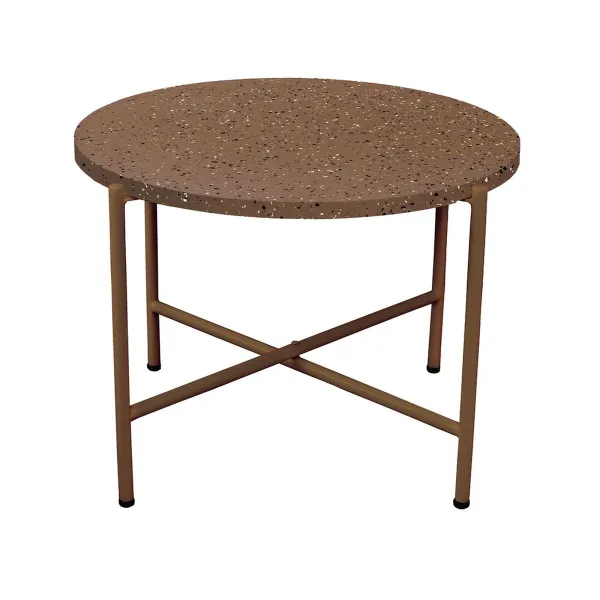 Šoninis staliukas Terrazzo Ruda 60 x 60 x 45 cm