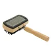 Dog Brush Brown Grey 10 x 17 x 5 cm Double (12 Units)