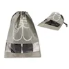 Shoe racks Grey PVC 29 x 43 cm Cloth (12 Units)