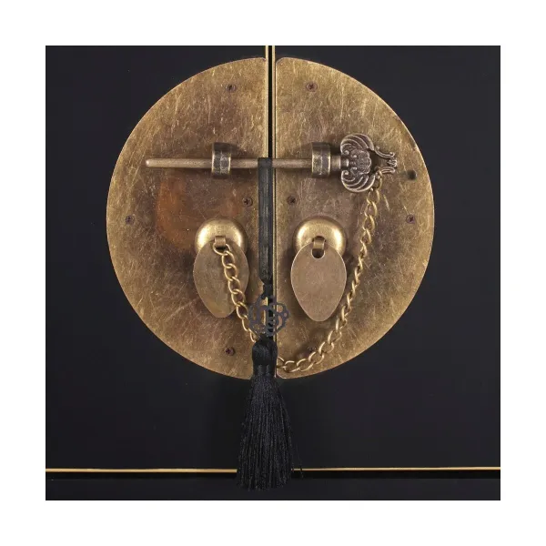 Koridors ORIENTE Melns Bronza 95 x 26 x 90 cm