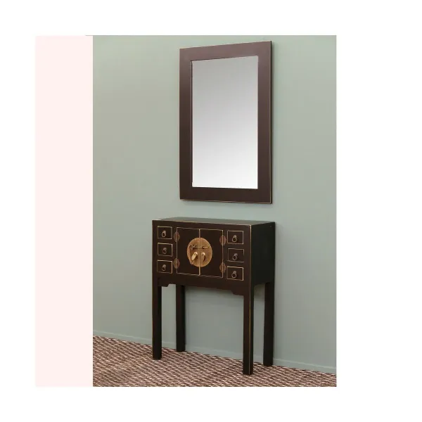 Hall ORIENTE Black Golden 63 x 26 x 80 cm