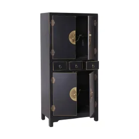 Indauja ORIENTE Juoda Auksinis Medžio Geležis Medžio MDF 63 x 33 x 131 cm