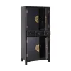 Indauja ORIENTE Juoda Auksinis Medžio Geležis Medžio MDF 63 x 33 x 131 cm