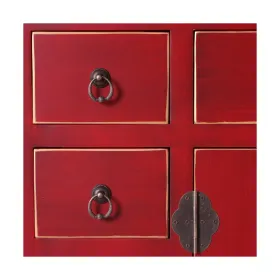 Indauja ORIENTE Raudona Auksinis Medžio Geležis Medžio MDF 73 x 26 x 90 cm