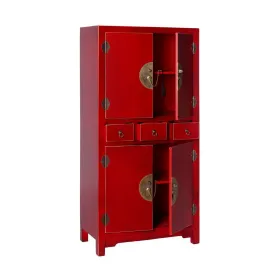 Indauja ORIENTE Raudona Auksinis Medžio Geležis Medžio MDF 63 x 33 x 131 cm