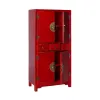 Indauja ORIENTE Raudona Auksinis Medžio Geležis Medžio MDF 63 x 33 x 131 cm