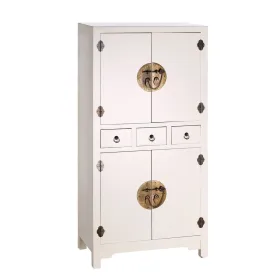 Indauja ORIENTE Balta Auksinis Medžio Geležis Medžio MDF 63 x 33 x 131 cm