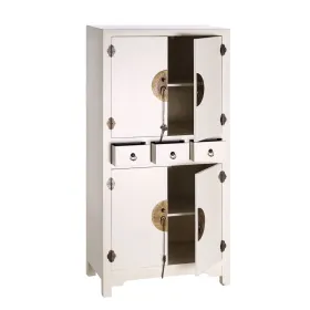 Indauja ORIENTE Balta Auksinis Medžio Geležis Medžio MDF 63 x 33 x 131 cm