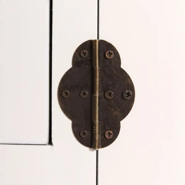 Indauja ORIENTE Balta Auksinis Medžio Geležis Medžio MDF 63 x 33 x 131 cm