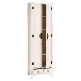 Skapītis ORIENTE Balts Koks Dzelzs DMF 55 x 33 x 185 cm